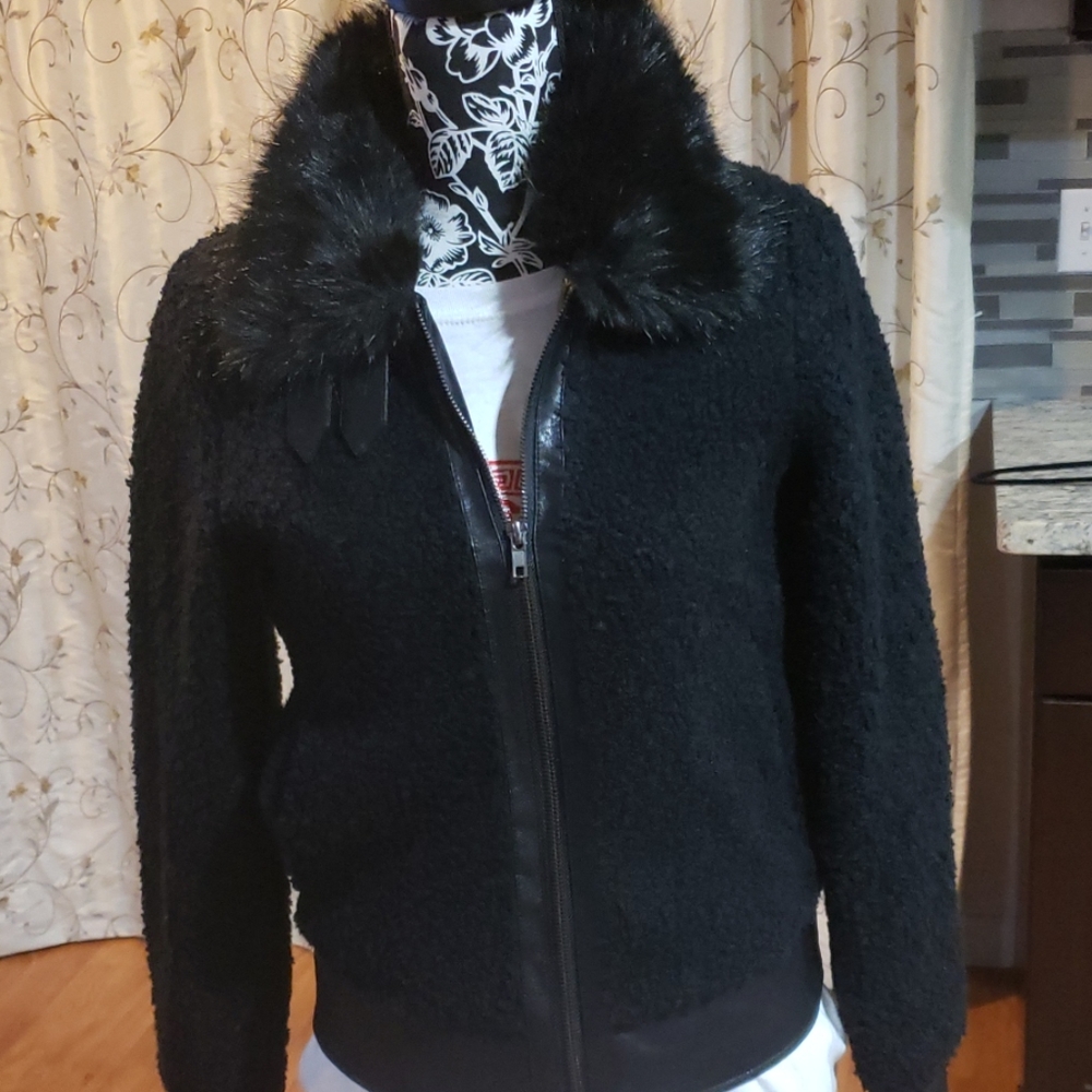 William Rast Junior's Tanner Black Jacket.